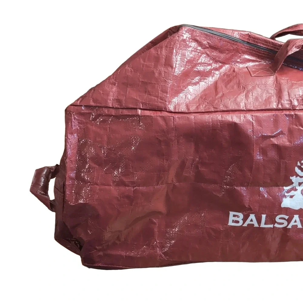 Balsam Hill Artificial Christmas Tree Storage Bag Large Maroon Padded Polyester